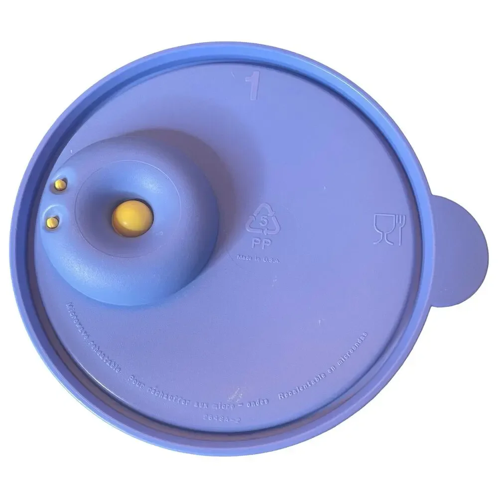 Tupperware Replacement Lid 2648 Teal 6.25
